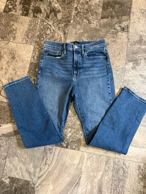 GAP Blue Denim Slim Jeans with Silver Button